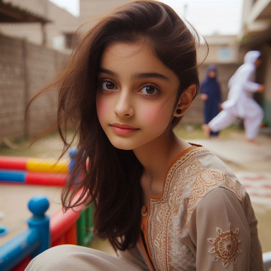 Kainat's Childhood Photo