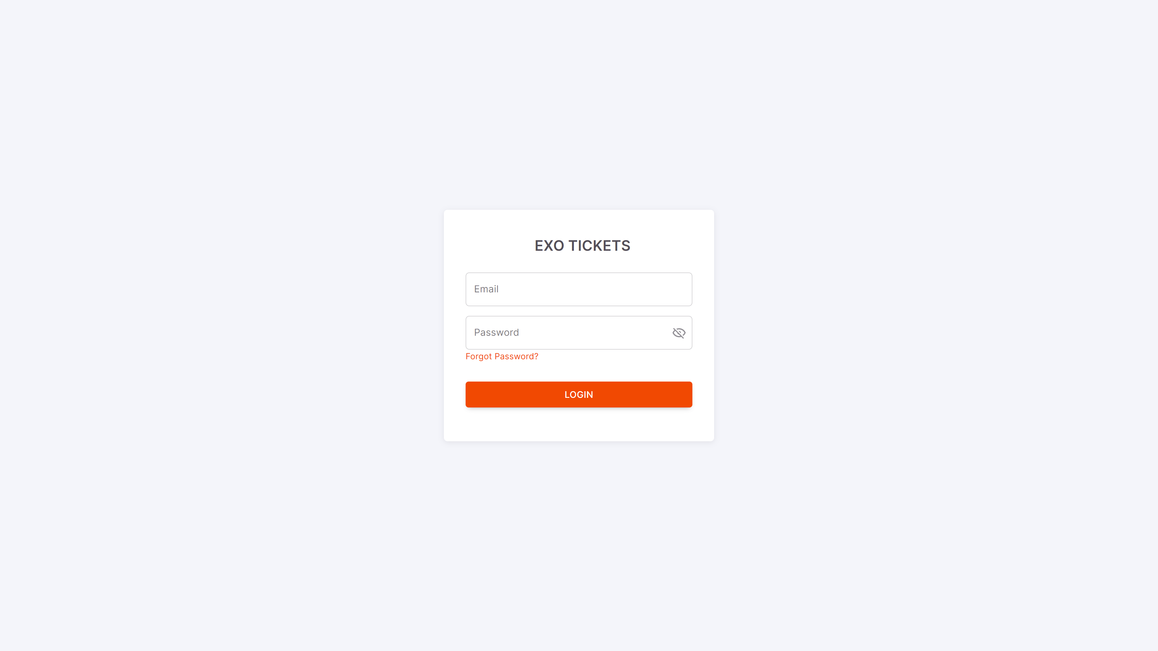 Exo Tickets Admin Dashboard Login by Kainat Shafeeq Exo Tickets Admin Dashboard Login by Kainat Shafeeq