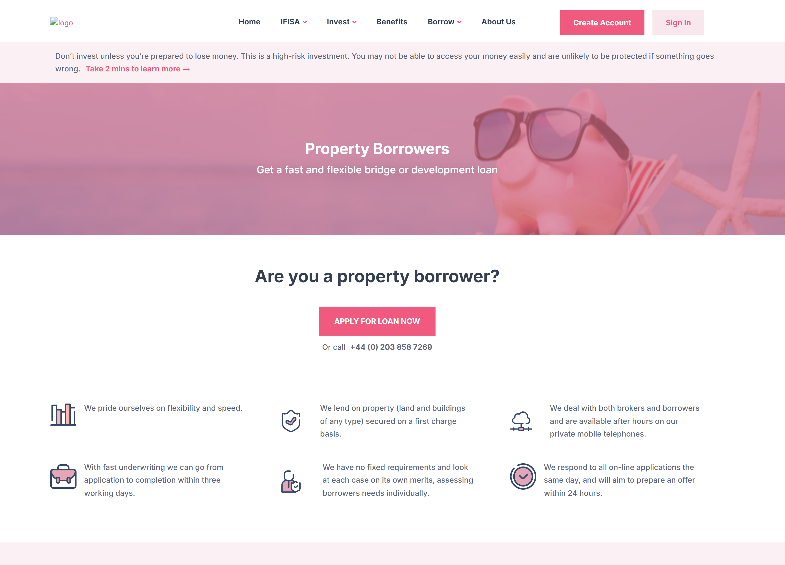 SmartMoney IFISA Services Page Design by Kainat Shafeeq