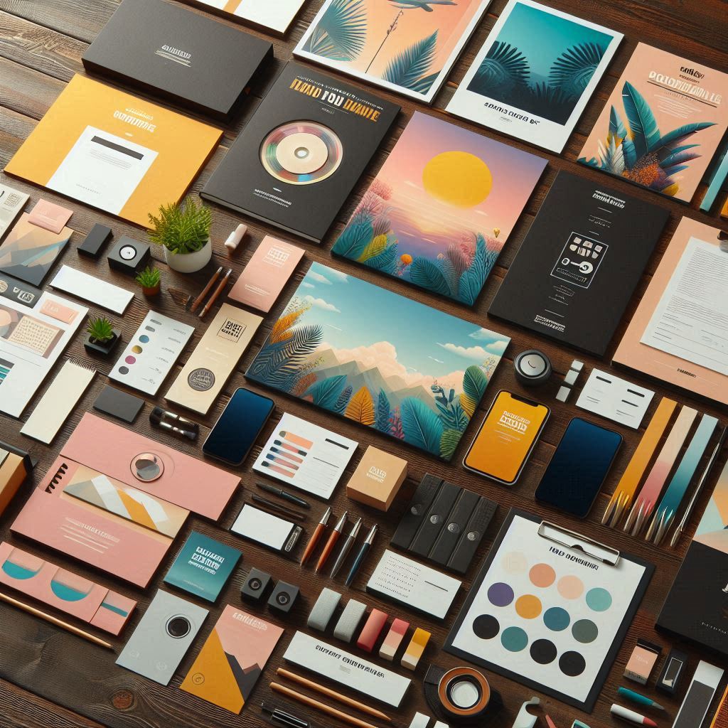 Print Design service in Dubai by Kainat Shafeeq Creating impactful print materials that leave a lasting impression.